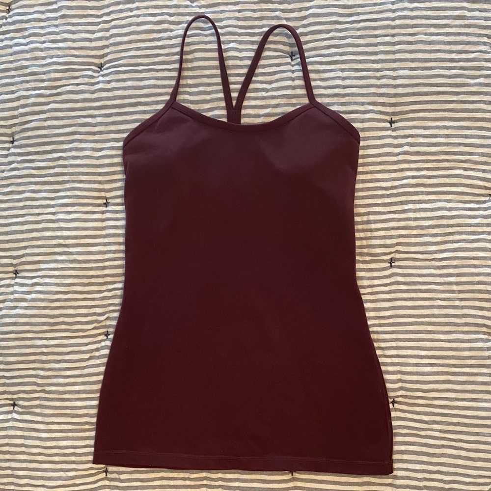 Lululemon Power Y Tank with Built-in Bra